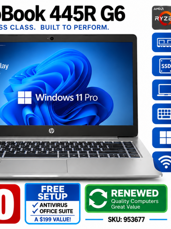 HP PROBOOK - AMD RYZEN 5-3500| 16GB Ram |256 SSD| 14" Display