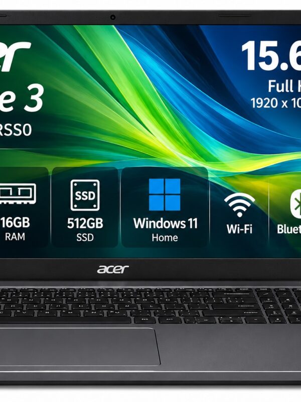 ACER ASPIRE| AMD RYZEN 3-7320 | 16 GB RAM |512 SSD| 15.6" Screen