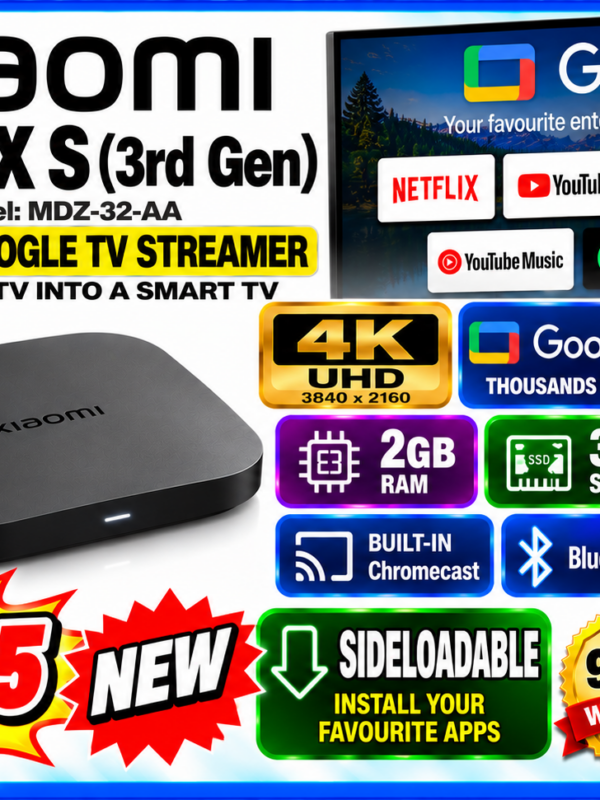 πΊ Xiaomi TV Box S (3rd Gen) β 4K UHD Google TV Streamer