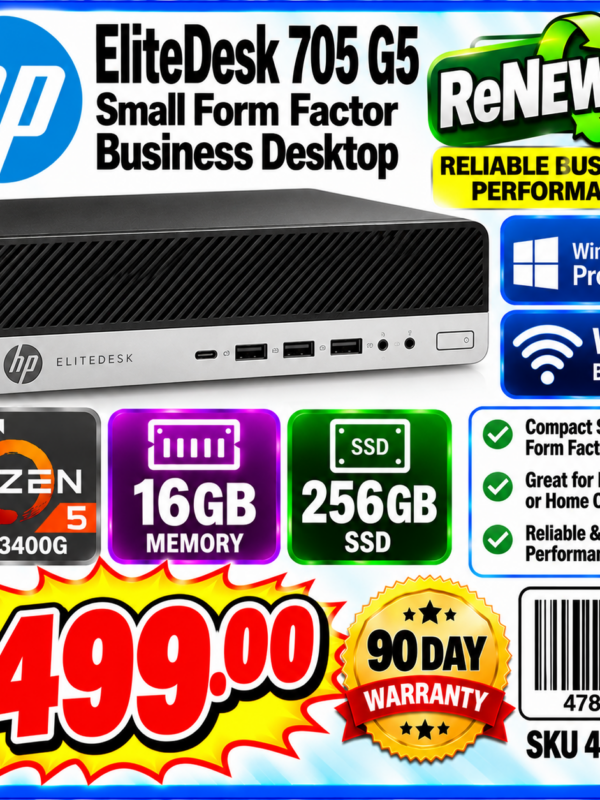 π₯οΈ HP EliteDesk 705 G5 Small Form Factor Business Desktop