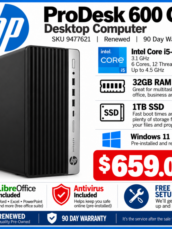 HP ProDesk 600 G6 Desktop