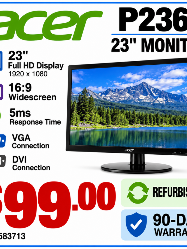π₯οΈ Acer P236H β 23" Full HD Monitor